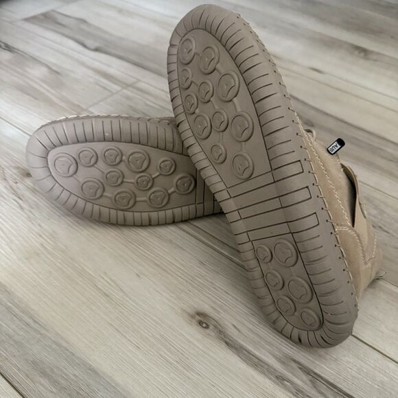 Women Boots Mid Top Style Retro Anti Slip Workwear Shoes Loafers Size 39 (8.5-9) - Picture 5 of 7